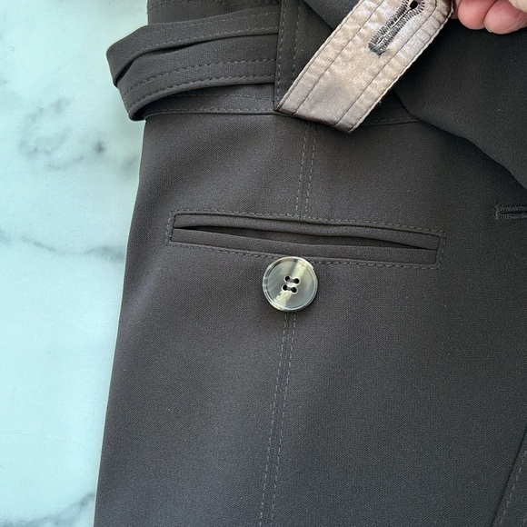 Papaya Belted Chocolate Brown Jacket Blazer Size UK 14 US Med - Picture 11 of 15